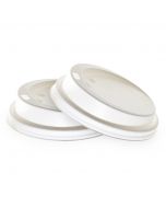 White lids for 200 ml paper cups - Cup4U.Eu
